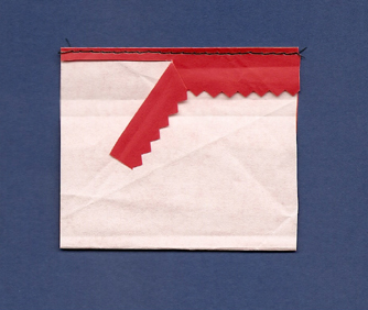 Trim close to stitching.