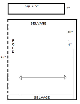 Pantaloon cutting layout